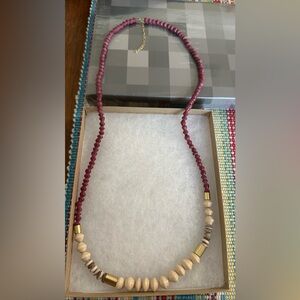 Elegant Necklace and two bracelets with Gold Accents